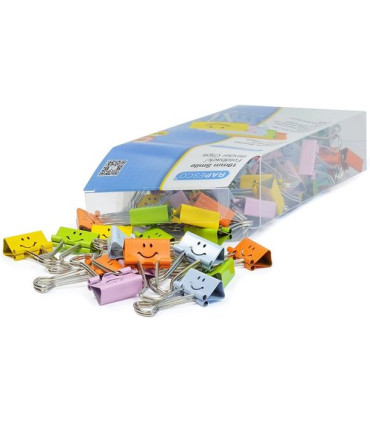 PINZA ABATIBLE RAPESCO COLOR 19 mm C/80