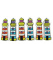 PINZAS SMART MADERA FAROS PACK 6