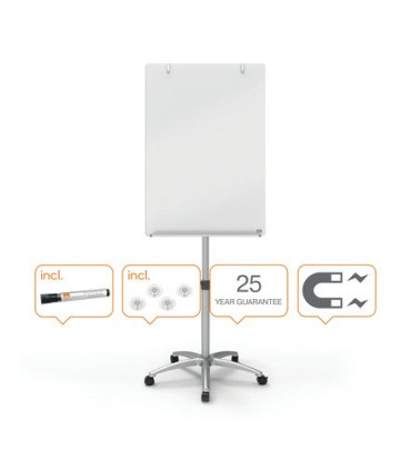 PIZARRA CONFER.NOBO CRISTAL BLANCO