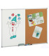 PIZARRA DOBLE USO 122x183 CORCHO+BLANCO
