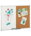 PIZARRA DOBLE USO 122x183 CORCHO+BLANCO