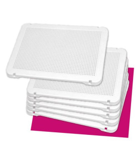 PLACA BLANCA PARA MOSAICOS DE 31X21cm