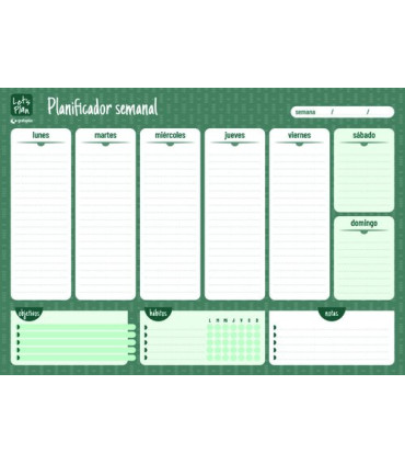PLAN. GRAF. PERPETUO A3 S/V VERDE