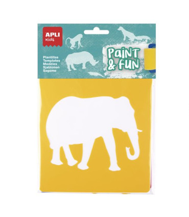 PLANTILLAS APLI ANIMALES SELVA BOLSA 6
