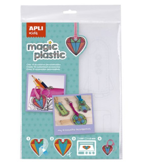 PLASTICO MAGICO APLI A4 BOLSA DE 4