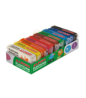 PLASTILINA ALPINO 50.GR CAJA 10