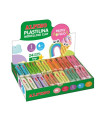PLASTILINA ALP. PASTEL/FLUOR C.24 SURT.