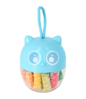 PLASTILINA FIXO JUEGO BUHO AZUL