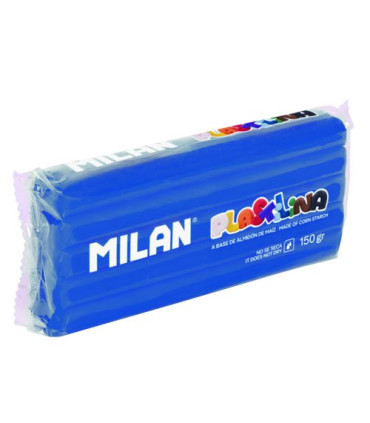 PLASTILINA MILAN 150g AZUL OSC.
