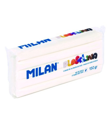 PLASTILINA MILAN 150g BLANCO