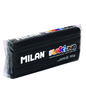 PLASTILINA MILAN 150g NEGRO