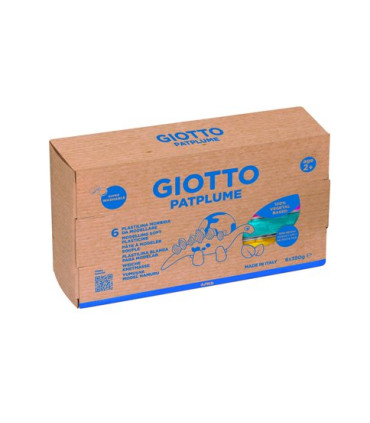 PLASTILINA PATPLUME 350GR C/16 PRIMARIOS