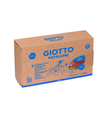 PLASTILINA PATPLUME 350GR C/6 SKIN TONES