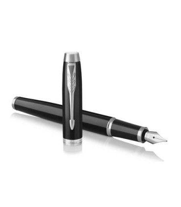 PLUMA PARKER IM CHROME NEGRO (M)