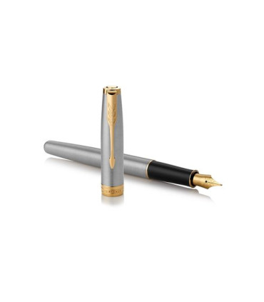 PLUMA PARKER SONNET ACERO (F)