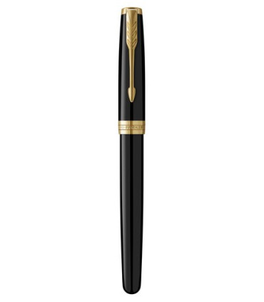 PLUMA PARKER SONNET LACQUER BLACK (M)