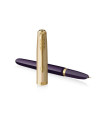 PLUMA PARKER FOUNTAIN PEN (F) GOLD NIB
