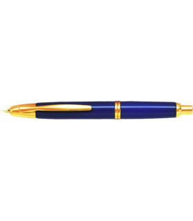 PLUMA PILOT CAPLESS ORO AZUL (M)