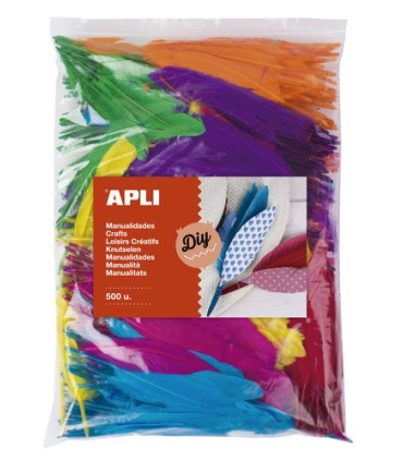 PLUMAS APLI COLORES SURT. B/500