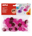 POM POM APLI TONOS ROSAS B/25