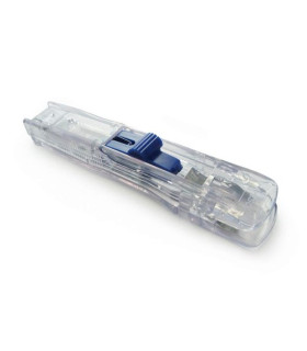 PORTA CLIPS RAPESCO  SUPACLIP 40 PLATA