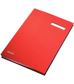 PORTA FIRMAS ESSELTE 20 SEP. PP ROJO