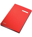 PORTA FIRMAS ESSELTE 20 SEP. PP ROJO