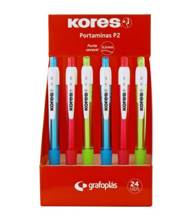 PORTAMINAS KORES 0,5 SURTIDO