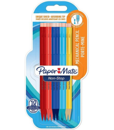 PORTAMINAS PAPER MATE NON STOP BL/10