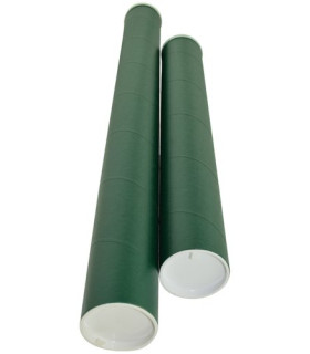 TUBO ENVIO CG CARTON VERDE 70x6,5