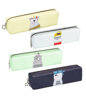 PORTATODO CENTRUM PVC RECT. 1 CREM. SURT