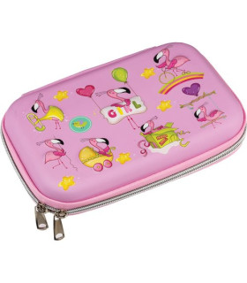 PORTATODO CENTRUM 3D EVA PINK FLAMINGO
