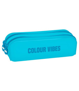 PORTATODO DOHE COLOUR VIBES DOBLE CYAN