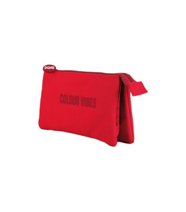 PORTATODO DOHE COLOUR VIBES TRIPLE ROJO