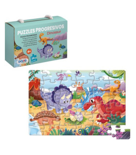 PUZLE DOHE PROG. 36 piezas DINOSAUR