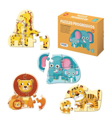PUZLE DOHE PROG. 6 piezas ANIMALES