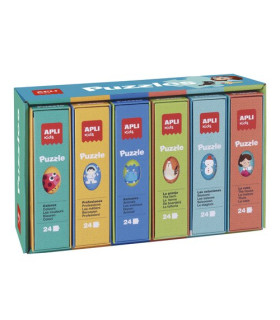 PUZZLE EDUCATIVO APLI KIDS AZUL EXP. 6