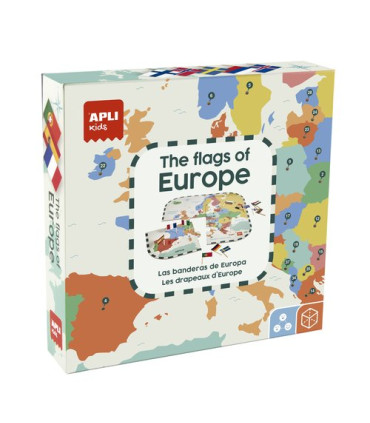 PUZZLE EDUCATIVO APLI BANDERAS EU