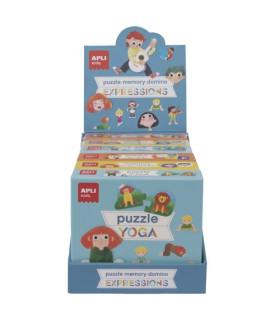 PUZZLE EDUCATIVO APLI EXPRESSIONS C/6