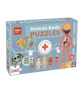 PUZZLE APLI CUERPO HUMANO 240 pz