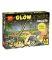 PUZZLE APLI GLOW IN THE DARK DINOS. 60pz