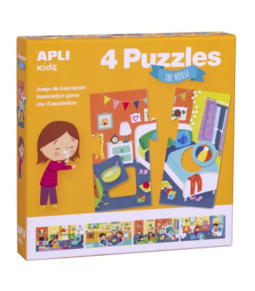 PUZLE EDUC. APLI XXL LA CASA C/4