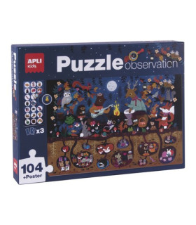 PUZZLE EDUCATIVO APLI OBSERV.BOSQUE