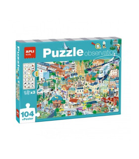 PUZZLE EDUCATIVO APLI OBSERVACION CIUDAD