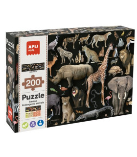 PUZZLE EDUCATIVO APLI SABANA 200pz.