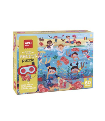 PUZZLE EDUCATIVO APLI SECRETO PLAYA