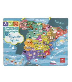PUZLE EDUC. APLI PUZLE MAG. ESPAÑA 50PZ