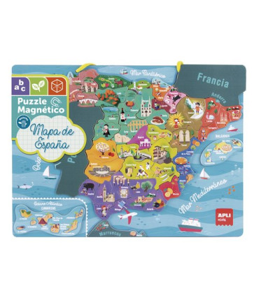 PUZLE EDUC. APLI PUZLE MAG. ESPAÑA 50PZ