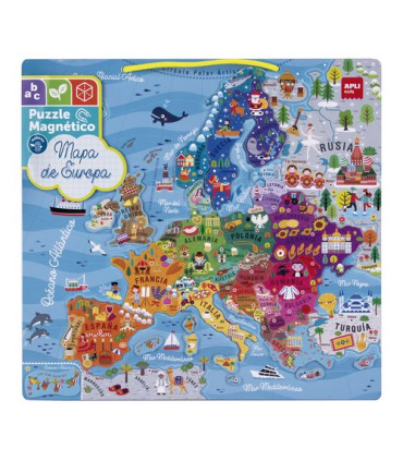 PUZLE EDUC. APLI PUZLE MAG. EUROPA 45PZ