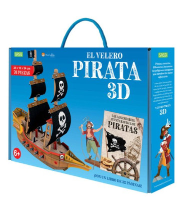 PUZZLE MANOLITO B. EL VELERO PIRATA 3D